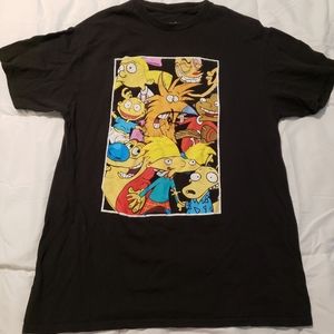 3/10 Nickelodeon graphic tee, 90's cartoons, size small